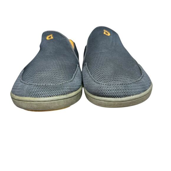 OluKai Men’s 8.5 Nohea Mesh Slip-On Shoes Shadow Gray Breathable Comfort - Picture 3 of 7